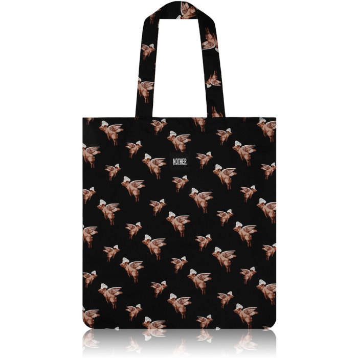 nother Flying Pigs Flat Tote / 나더 플라잉 피그 플랫 토트백