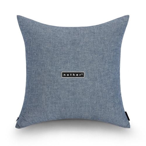 nother Washed Chambray Cushion / 나더 샴브레이 쿠션 (딥블루)