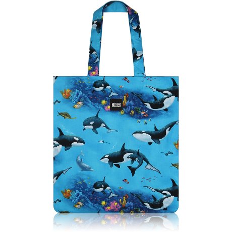 nother Killer Whales Flat Tote / 나더 범고래 플랫 토트백