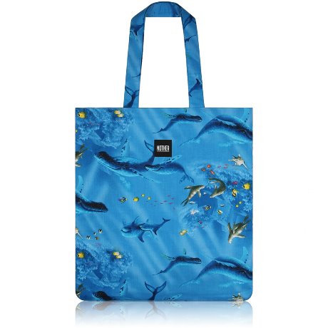 nother Humpback Whales Flat Tote / 나더 혹등고래 플랫 토트백