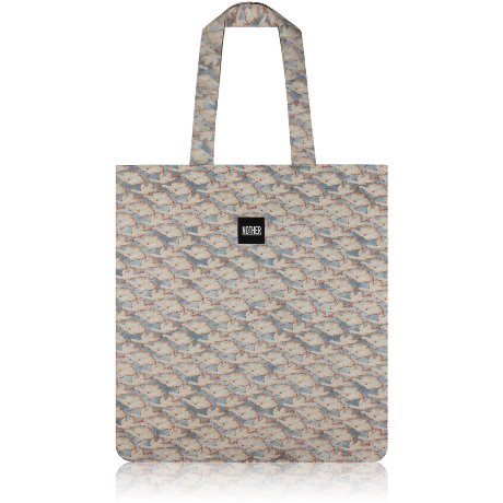 nother Goose Pattern Flat Tote / 나더 구스 패턴 플랫 토트백
