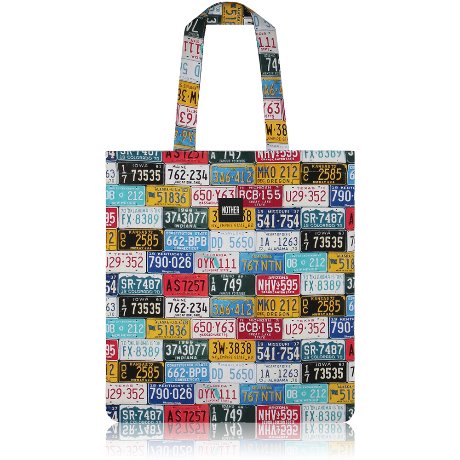 nother License Plates Flat Tote (Various) / 나더 라이센스 플레이트 플랫 토트백