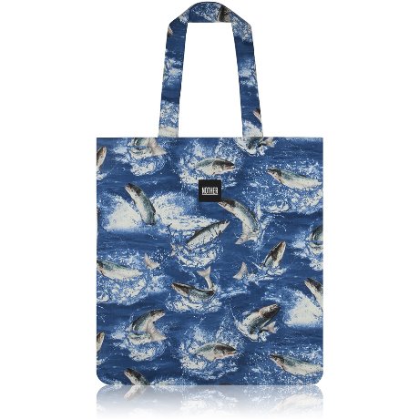 nother Jumping Salmon Flat Tote / 나더 점핑 살몬 플랫 토트백