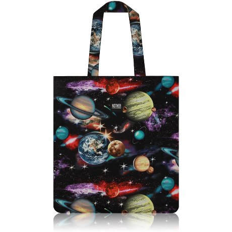 nother Space Solar System Flat Tote Bag / 나더 스페이스 플랫 토트백