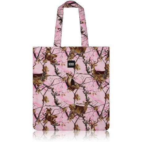 nother Deer Camouflage Flat Tote (Pink) / 나더 사슴 카모플라쥬 플랫 토트백 (Realtree®)