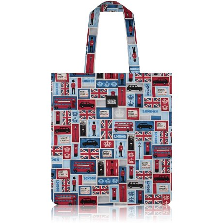 nother London Collection Flat Tote (Blocks) / 나더 런던 컬렉션 플랫 토트백