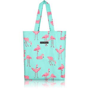 nother Sweet Flamingo Easy Tote Bag / 나더 플라밍고 패턴 이지 토트 백